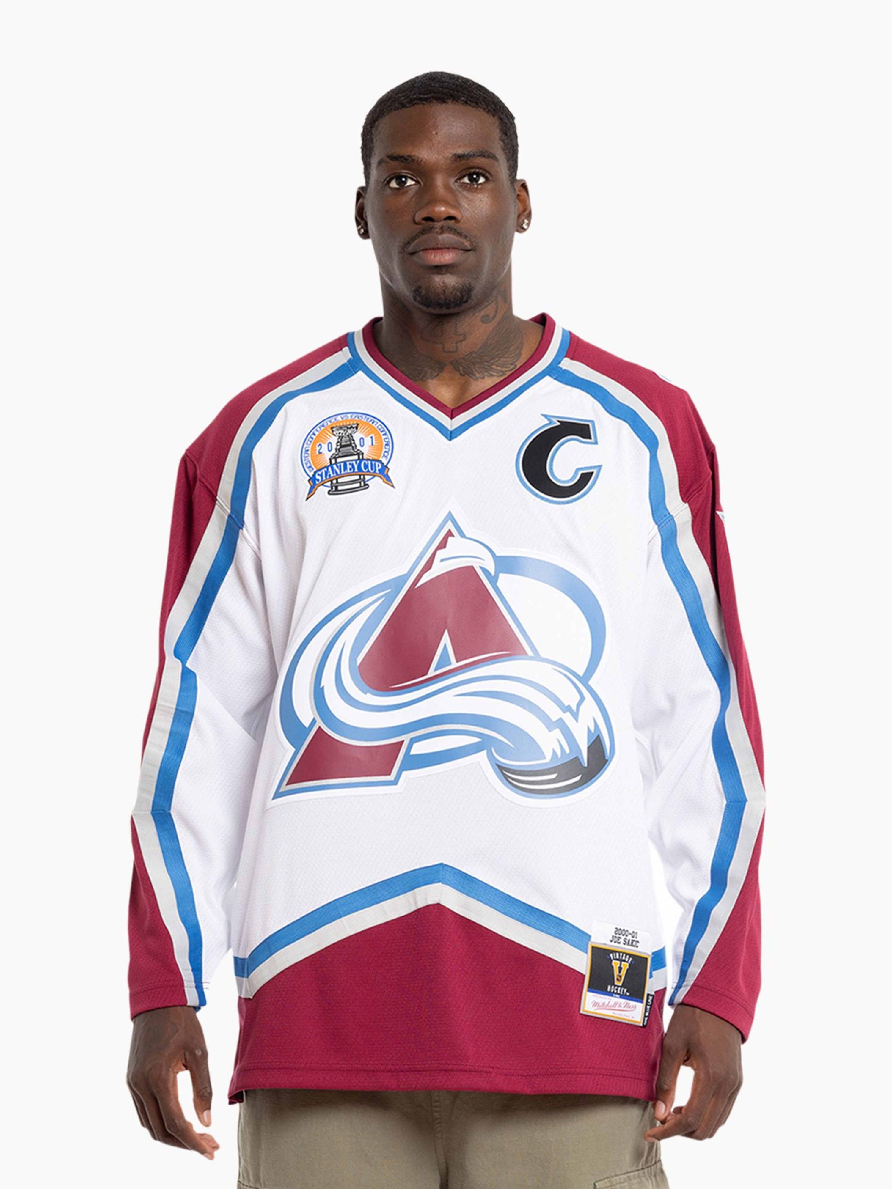 Colorado avalanche cheap sakic jersey