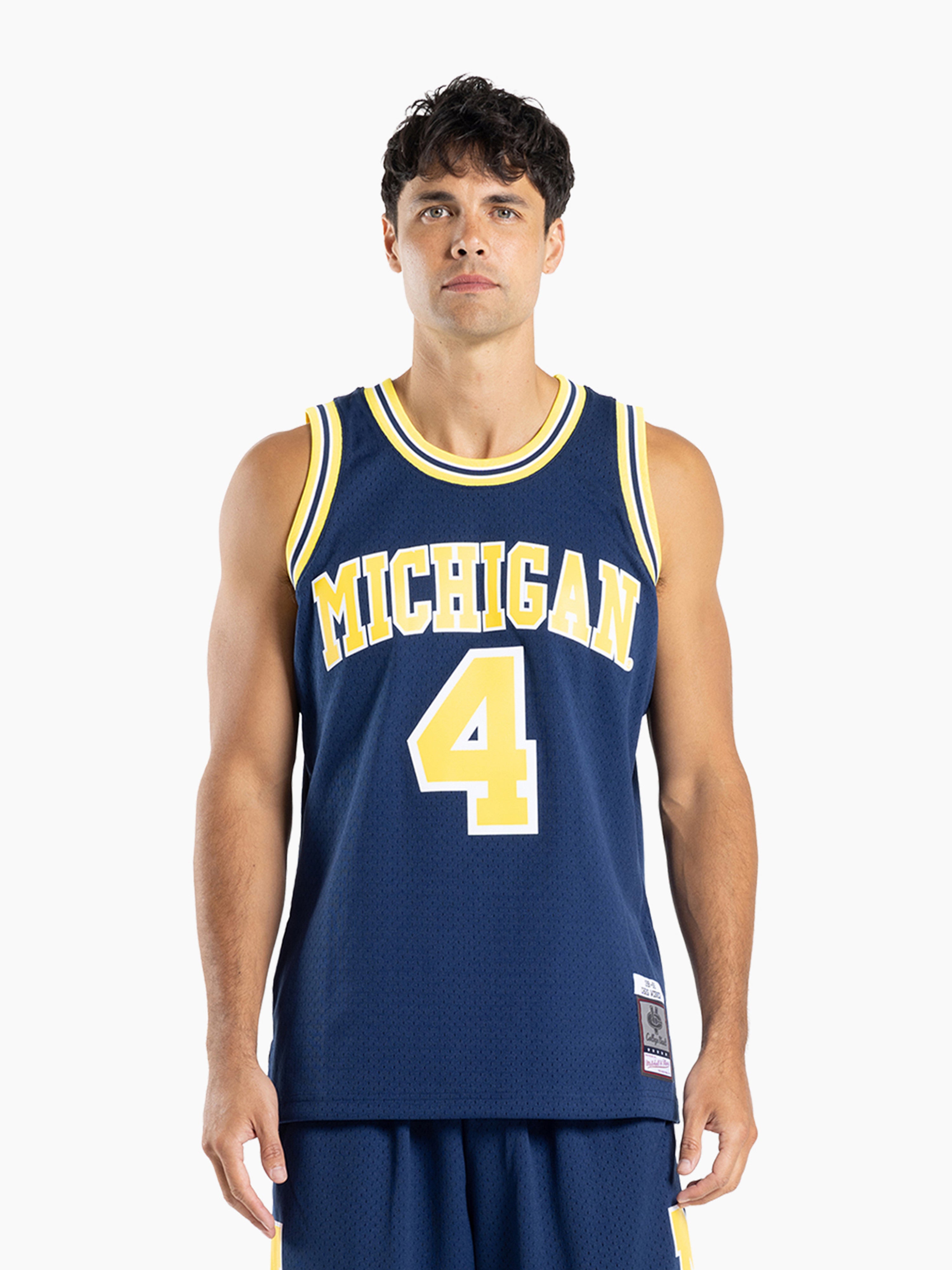 Authentic chris webber michigan sale jersey