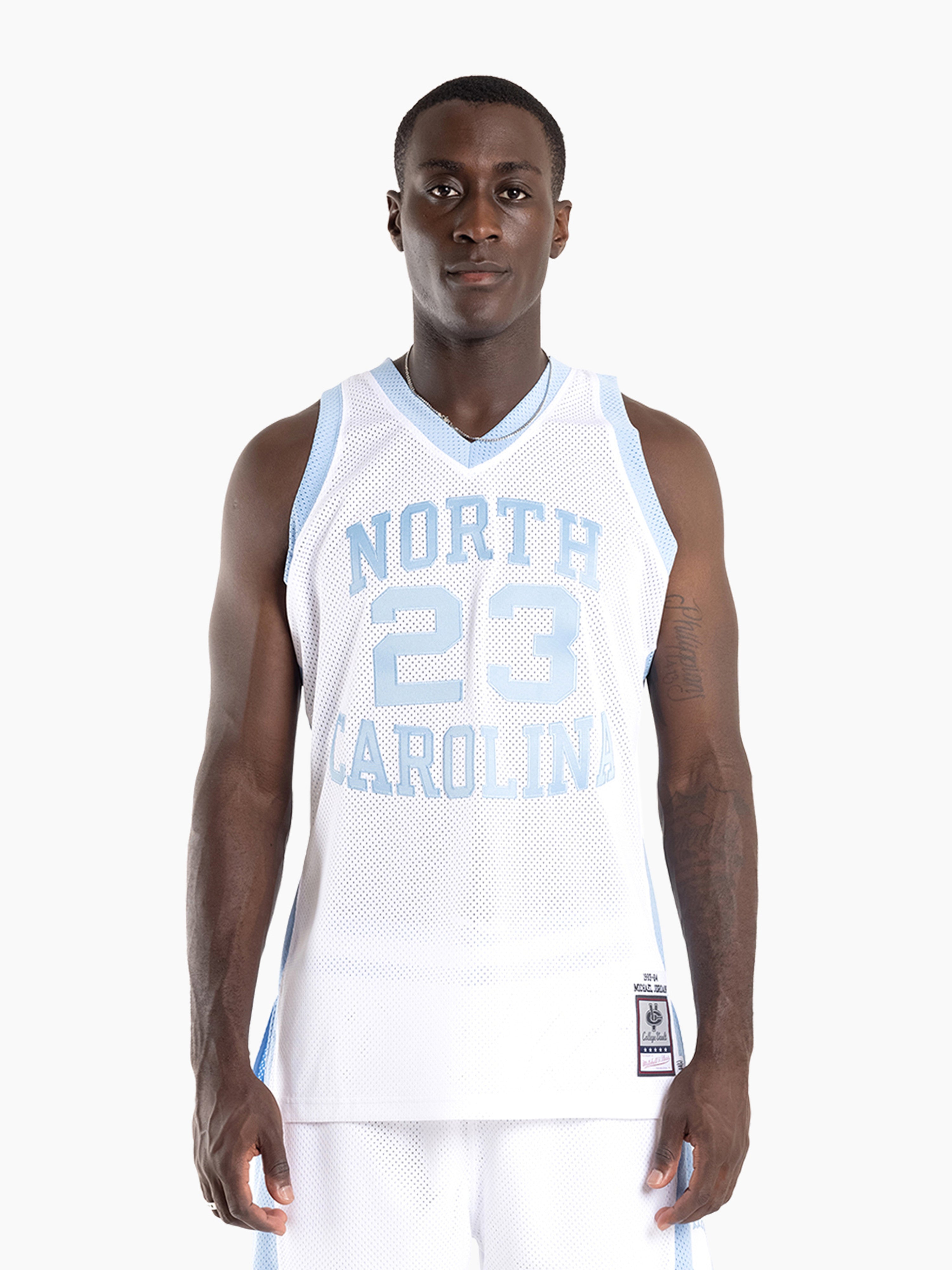 Authentic michael 2025 jordan unc jersey