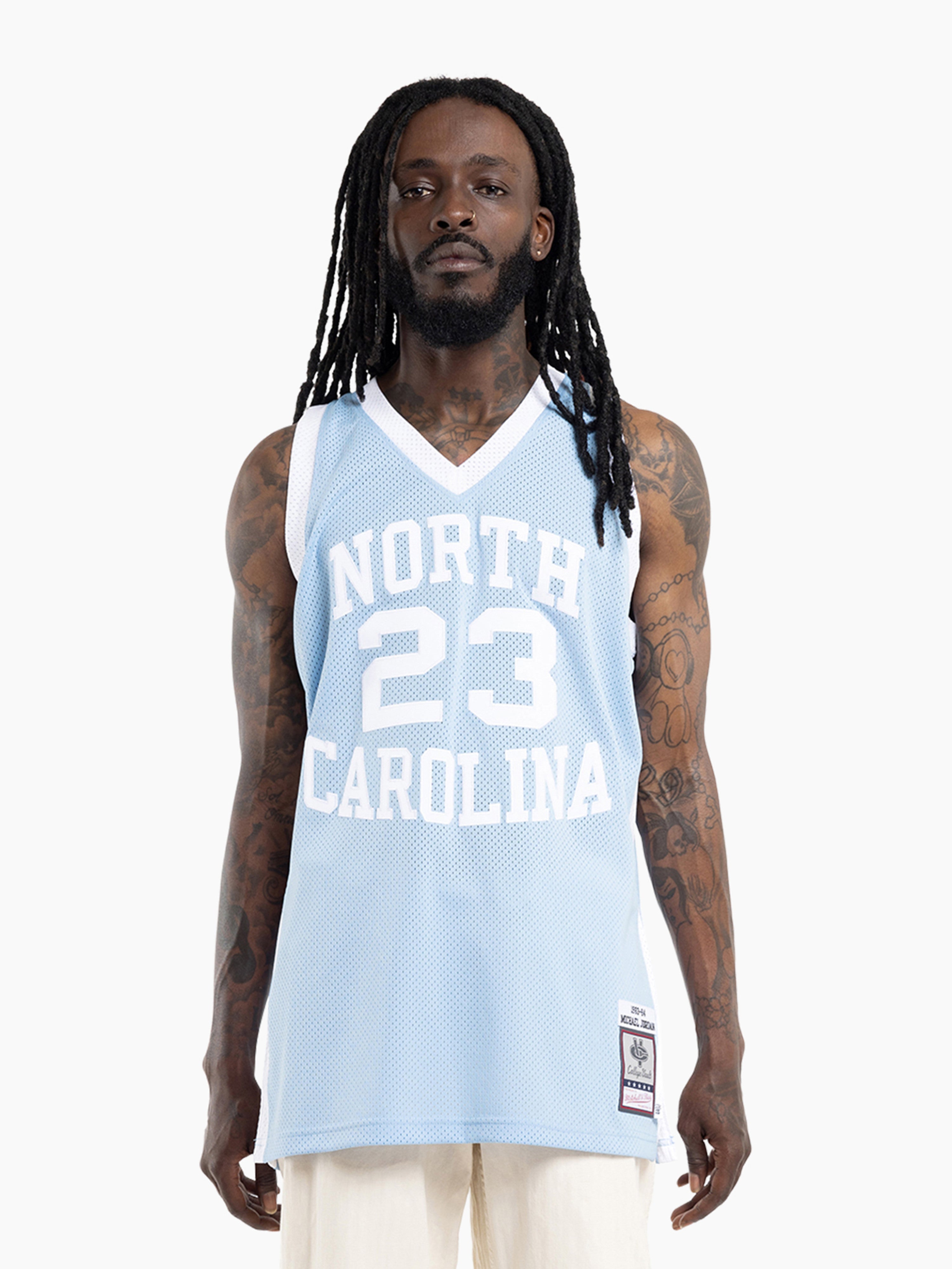 Michael jordan throwback unc jersey best sale