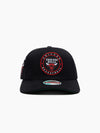 Chicago Bulls Circle Patch Classic Red Snapback