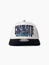 Charlotte Hornets Post Up Pinch Panel Snapback