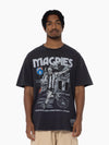 Collingwood Magpies Flaming Skull Footy Tee