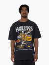 Hawthorn Hawks Flaming Skull Footy Tee