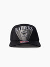 Los Angeles Raiders Buzzer Beater Pinch Panel Snapback