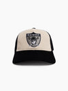 Los Angeles Raiders Front Row Pinch Panel Snapback