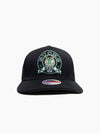 Milwaukee Bucks Black Team Logo Pro Pinch Snapback