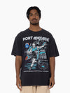 Port Adelaide Power Flaming Skull Footy Tee