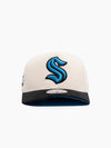 Seattle Kraken Overspray Pro Pinch Snapback