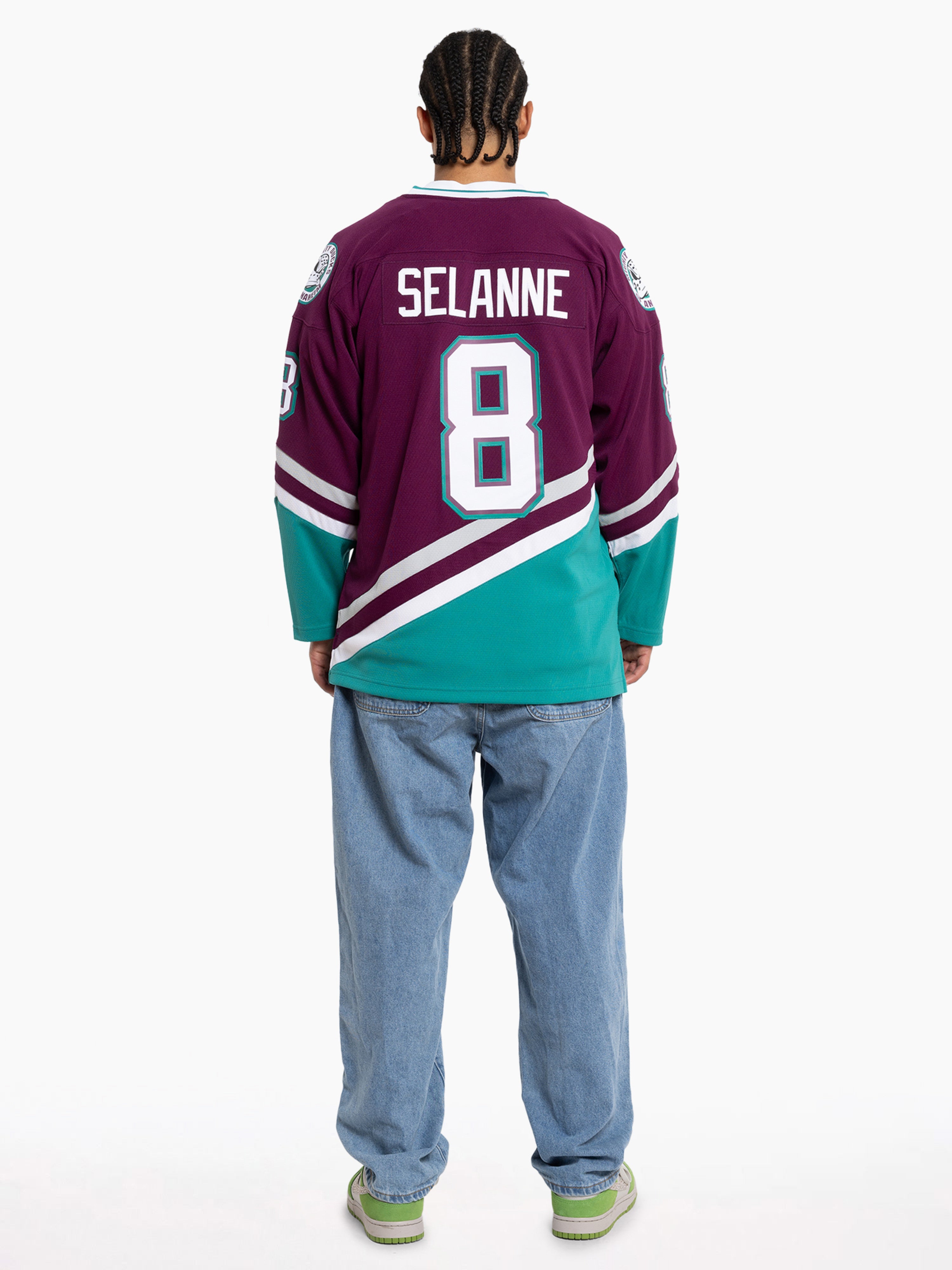 Adidas Anaheim Ducks No8 Teemu Selanne Purple Authentic Fights Cancer Women's Stitched NHL Jersey