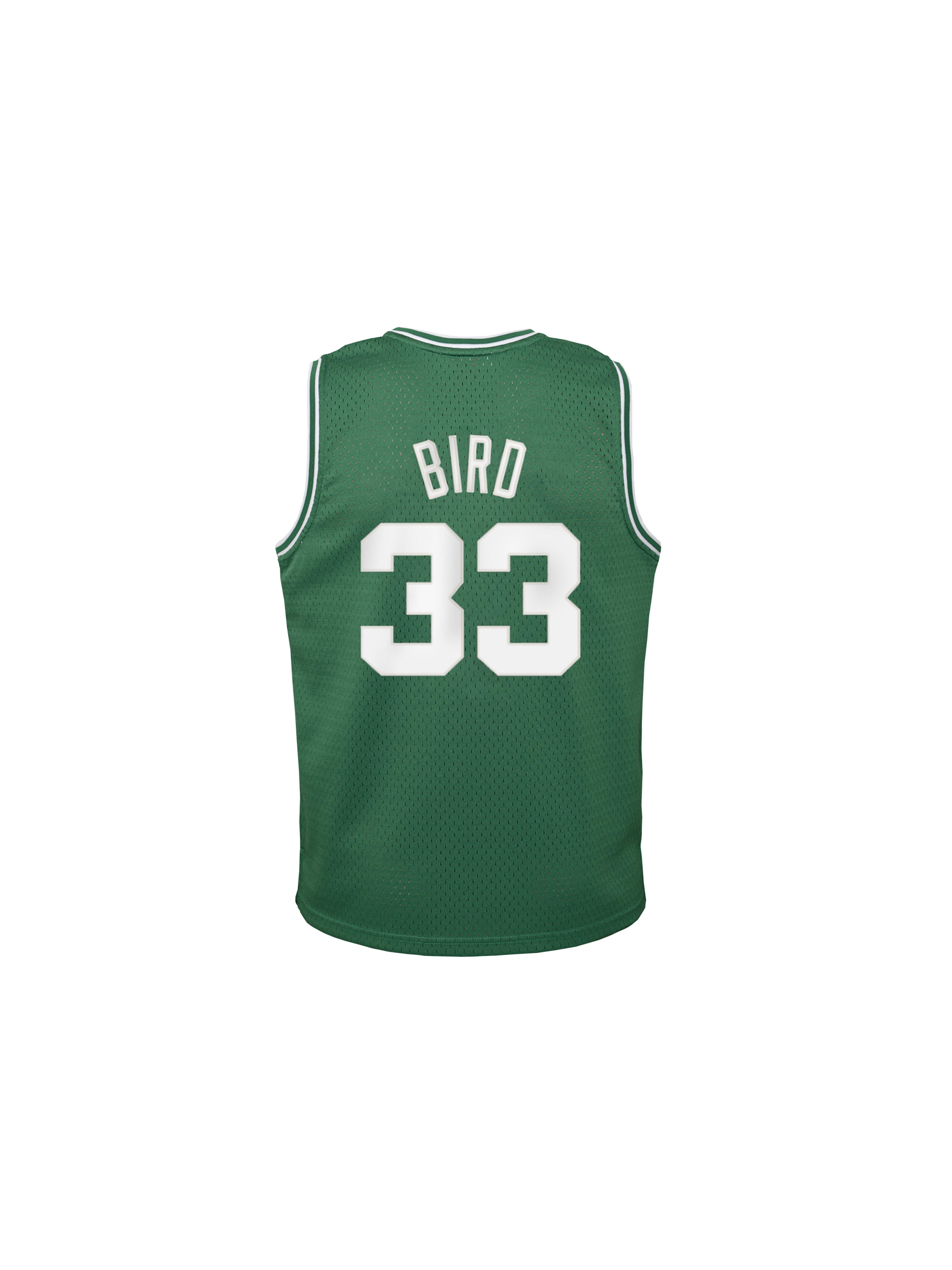 Youth Larry Bird 1985 86 Boston Celtics Road Swingman Jersey